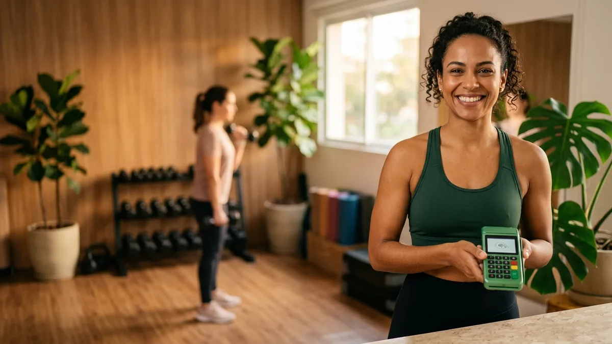 Maquininha para personal trainer